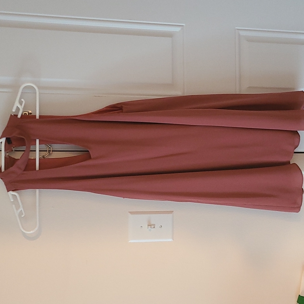 Clay High-Neck Mini Dress (M)